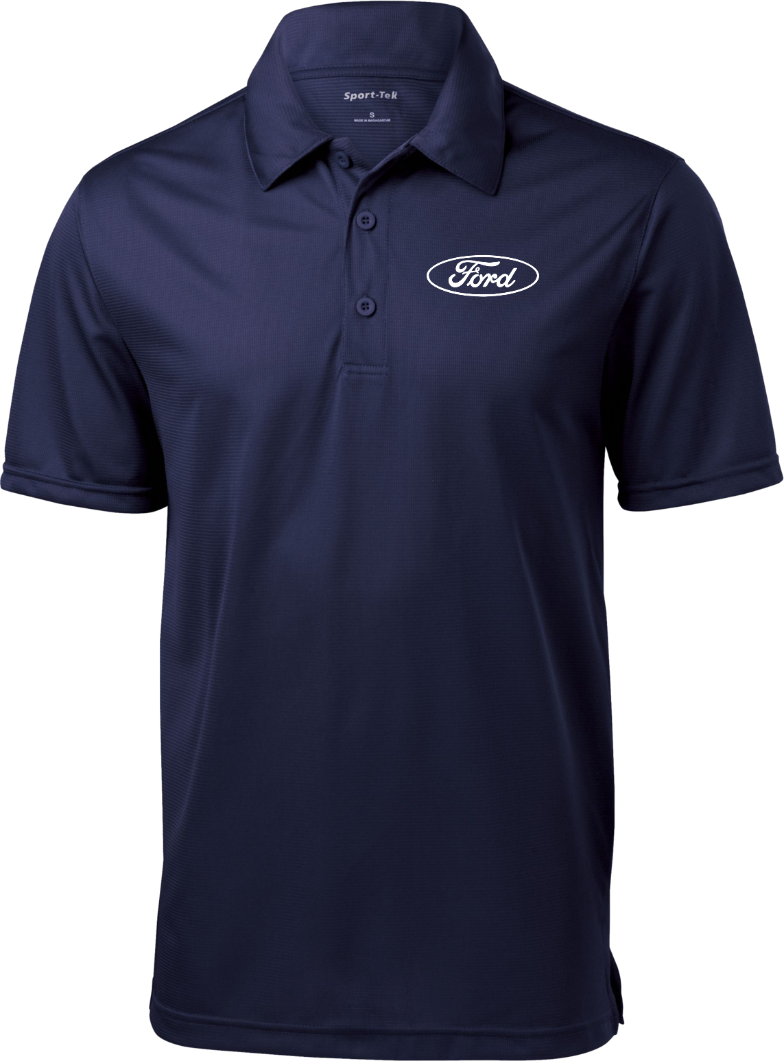 【美品】Bristol EMBLEM POLO White Ford Oval Crest Chest Print Textured Polo Shirt | eBay